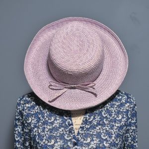 Betmar Lavender Straw (Paper) Sun Hat